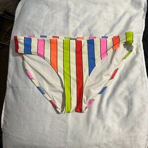 Aerie stripped swimsuit bikini bottom